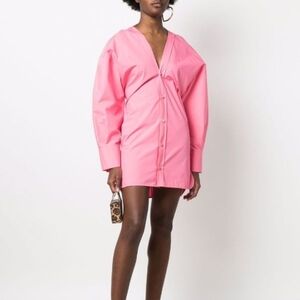 The Attico Pink Mini Dress